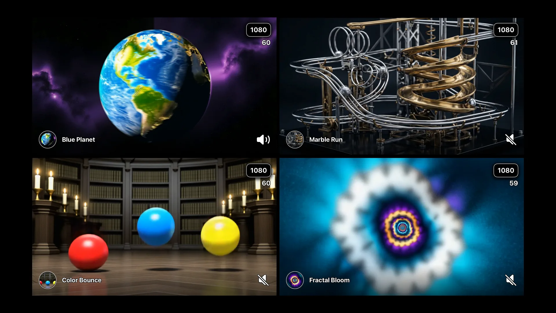 Stream Gazer Grid View on tvOS